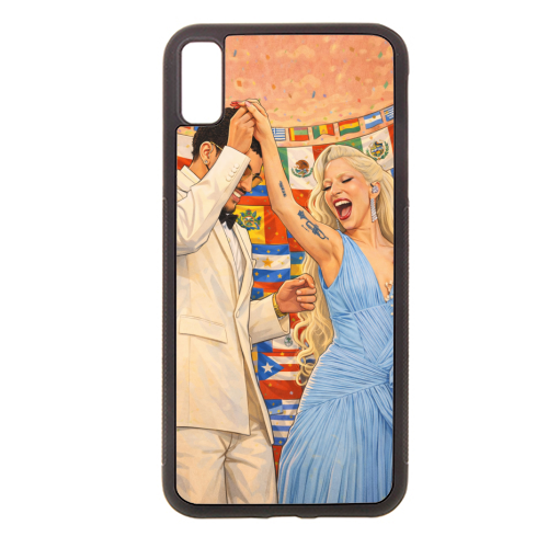 Bunny Gaga Dance - stylish phone case by Ms Doodle