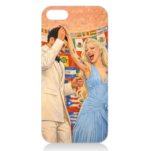 Bunny Gaga Dance - unique phone case by Ms Doodle