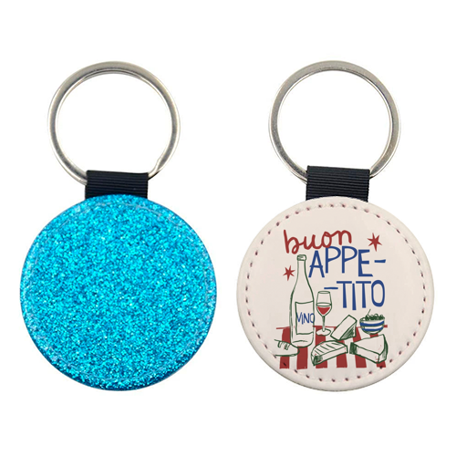 Buon Appetito gift - keyring by Giddy Kipper