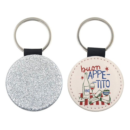 Buon Appetito gift - keyring by Giddy Kipper