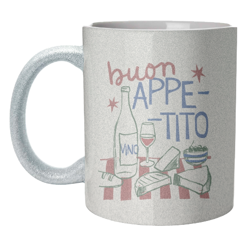Buon Appetito gift - unique mug by Giddy Kipper