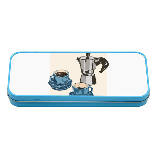 Buongiorno Espresso - tin pencil case by EZbie