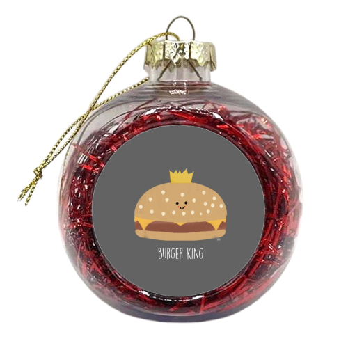 Burger King - xmas bauble by Leeann Walker