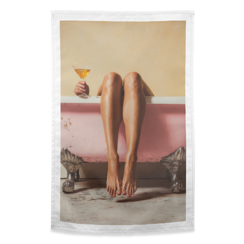 Burnout - funny tea towel by DejaReve