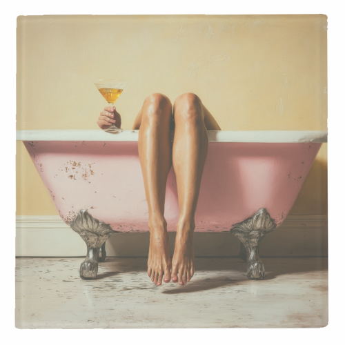 Burnout - personalised beer coaster by DejaReve