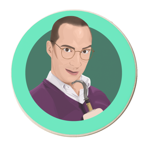 Buster Bluth Arrested Development - personalised beer coaster by Pink and Pip