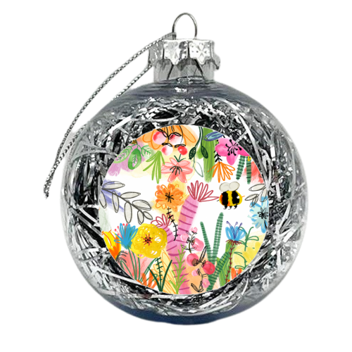 Busy Bee - xmas bauble by Pen and Gwyn