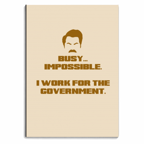Busy? Impossible. - personalised A4, A5, A6 notebook by Wallace Elizabeth