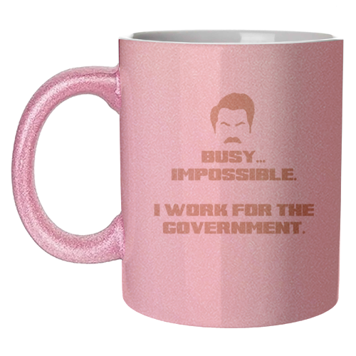 Busy? Impossible. - unique mug by Wallace Elizabeth