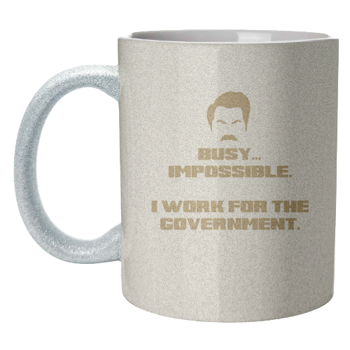 Busy? Impossible. - unique mug by Wallace Elizabeth
