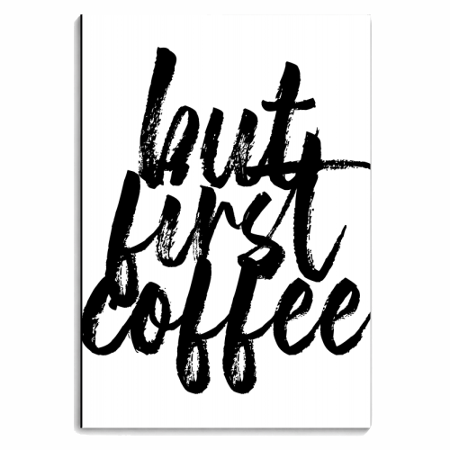 But First Coffee Bold Script - personalised A4, A5, A6 notebook by Toni Scott