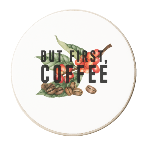 But First, Coffee - personalised beer coaster by The 13 Prints