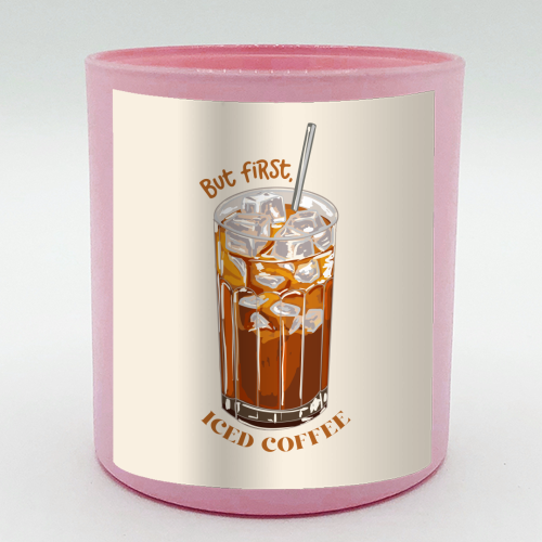 But first iced coffee - scented candle by EZbie