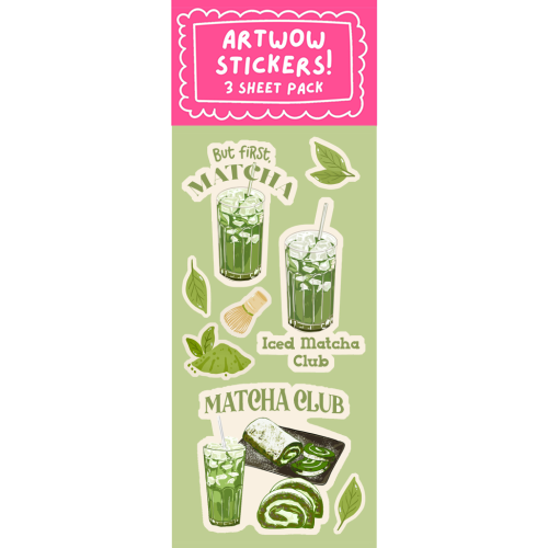 But First, Matcha - Sticker Pack by EZbie