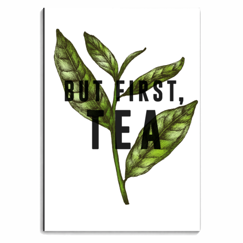But First, Tea - personalised A4, A5, A6 notebook by The 13 Prints