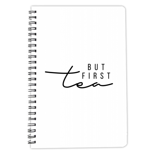But First Tea - personalised A4, A5, A6 notebook by Toni Scott