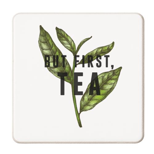But First, Tea - personalised beer coaster by The 13 Prints