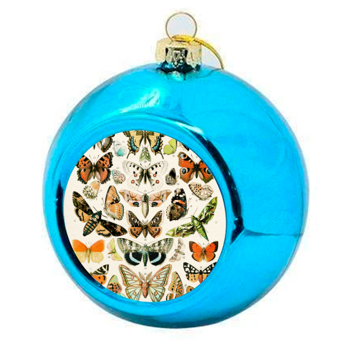 Butterflies Collection - colourful christmas bauble by Gal Design