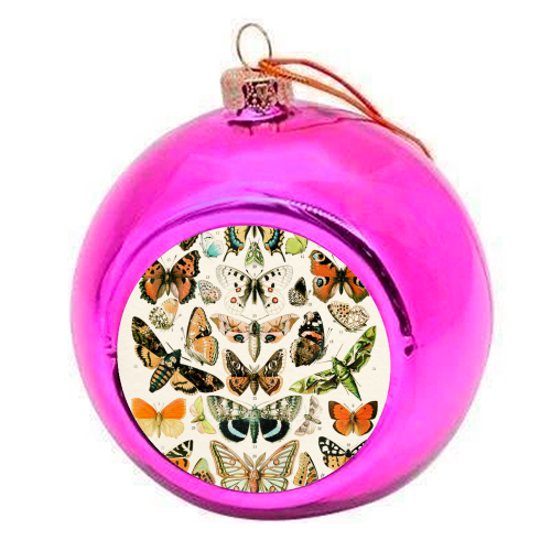 Butterflies Collection - colourful christmas bauble by Gal Design