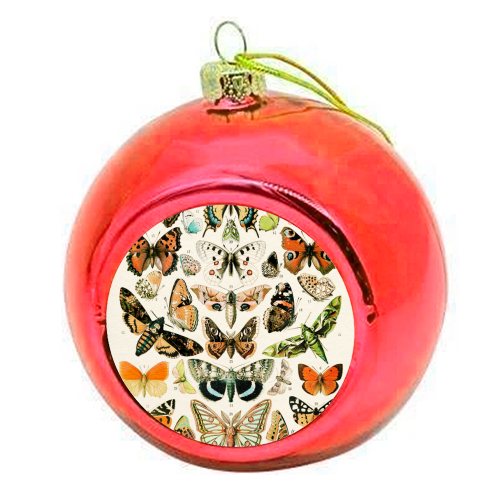 Butterflies Collection - colourful christmas bauble by Gal Design