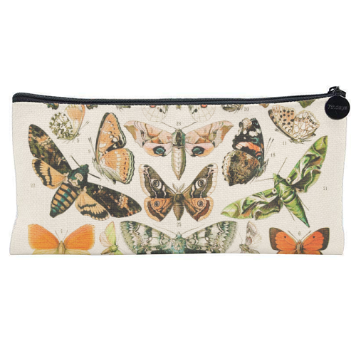 Butterflies Collection - flat pencil case by Gal Design