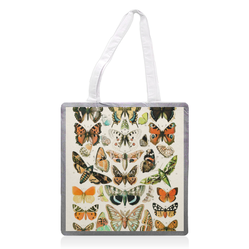 Butterflies Collection - printed canvas tote bag by Gal Design