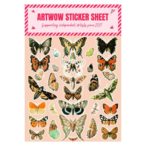 Butterflies Collection - Sticker Sheet by Gal Design
