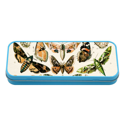 Butterflies Collection - tin pencil case by Gal Design