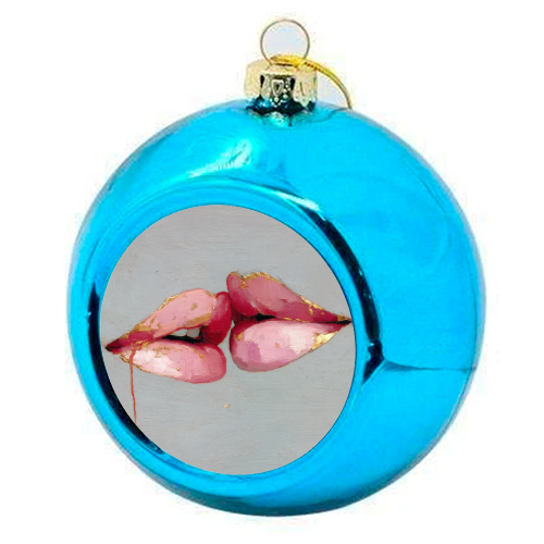 Butterflies in my mind - colourful christmas bauble by DejaReve