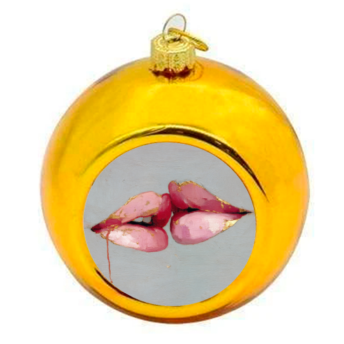 Butterflies in my mind - colourful christmas bauble by DejaReve