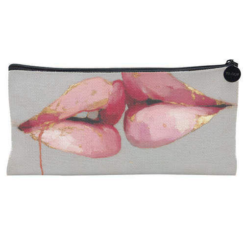 Butterflies in my mind - flat pencil case by DejaReve