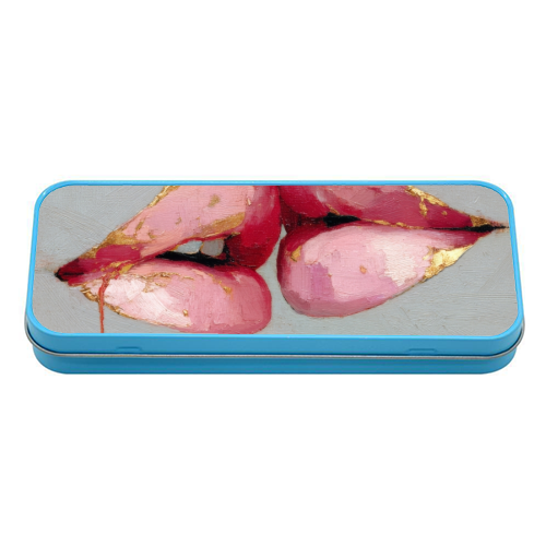 Butterflies in my mind - tin pencil case by DejaReve