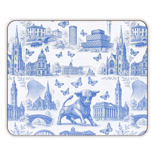 Butterfly Birmingham Toile - designer placemat by Lilly Rose