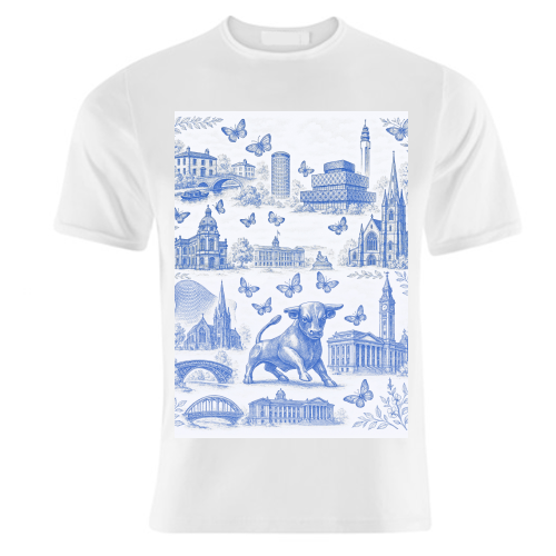 Butterfly Birmingham Toile - unique t shirt by Lilly Rose