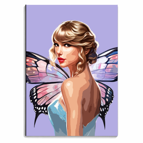 Butterfly Fairy Tay - personalised A4, A5, A6 notebook by DOLLY WOLFE