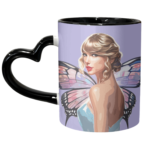 Butterfly Fairy Tay - unique mug by DOLLY WOLFE