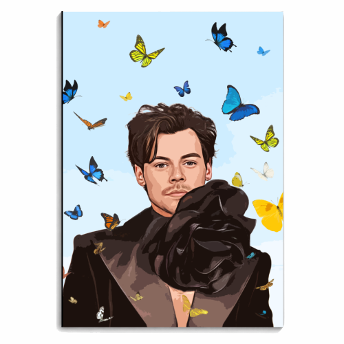 BUTTERFLY HARRY - personalised A4, A5, A6 notebook by DOLLY WOLFE