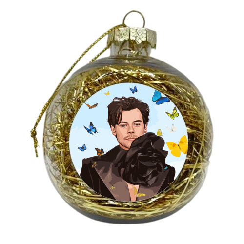 BUTTERFLY HARRY - xmas bauble by DOLLY WOLFE