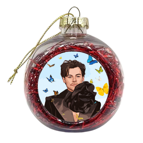 BUTTERFLY HARRY - xmas bauble by DOLLY WOLFE