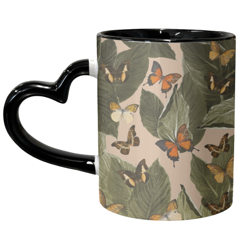 Butterfly Jungle Delight #1 #tropical #decor #art - unique mug by Anita Bella Jantz