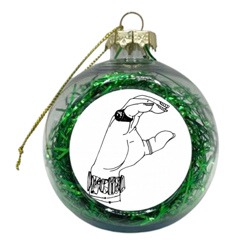 C - xmas bauble by mindy nettles