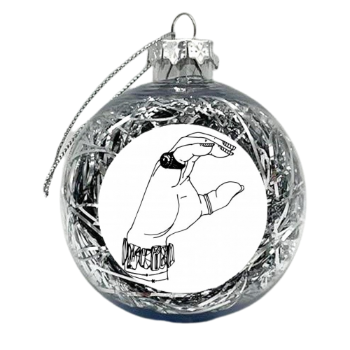 C - xmas bauble by mindy nettles