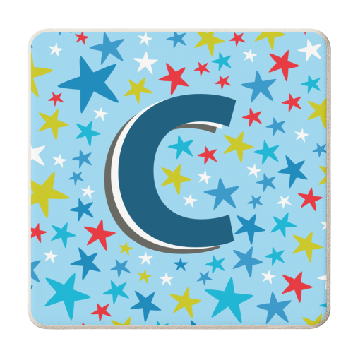 C Initial - personalised beer coaster by The Boy and the Bear