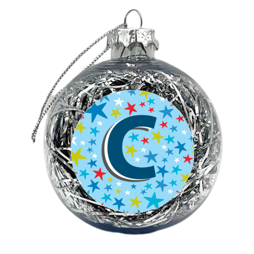 C Initial - xmas bauble by The Boy and the Bear