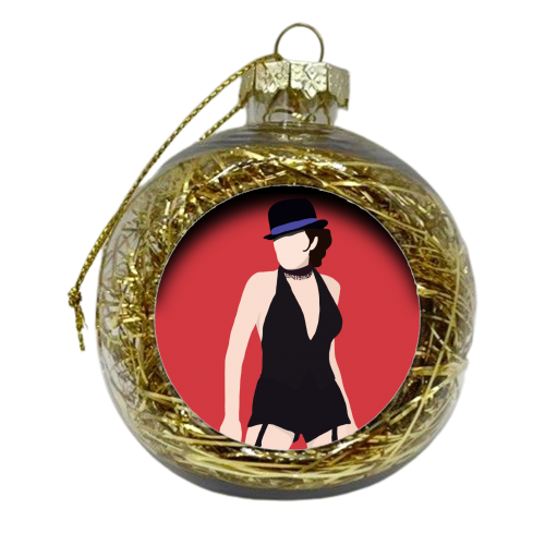 Cabaret - xmas bauble by Rock and Rose Creative