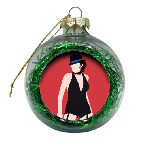 Cabaret - xmas bauble by Rock and Rose Creative