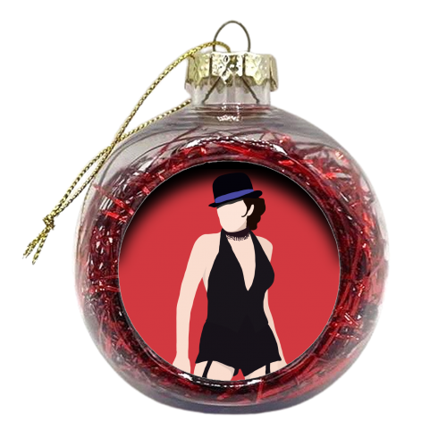 Cabaret - xmas bauble by Rock and Rose Creative