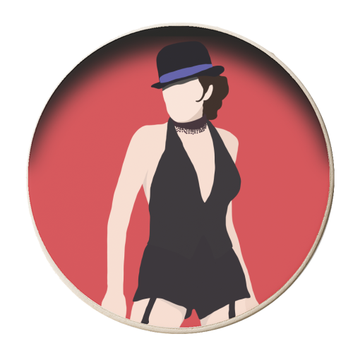 Cabaret - personalised beer coaster by Rock and Rose Creative