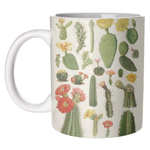Cacti Collection - unique mug by Gal Design