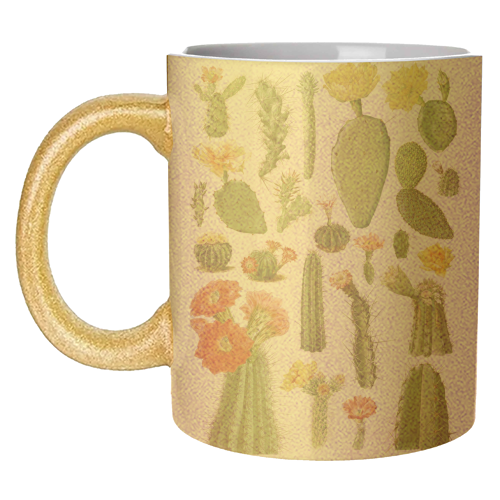 Cacti Collection - unique mug by Gal Design